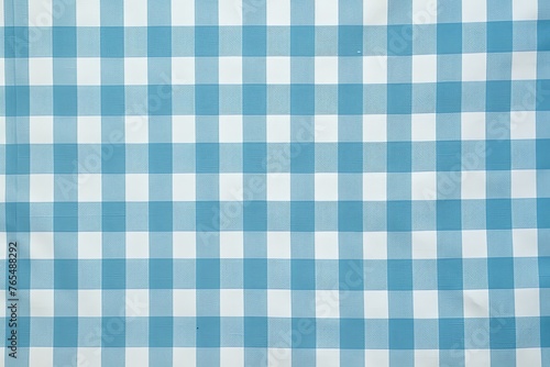 The gingham pattern on a mint and white background