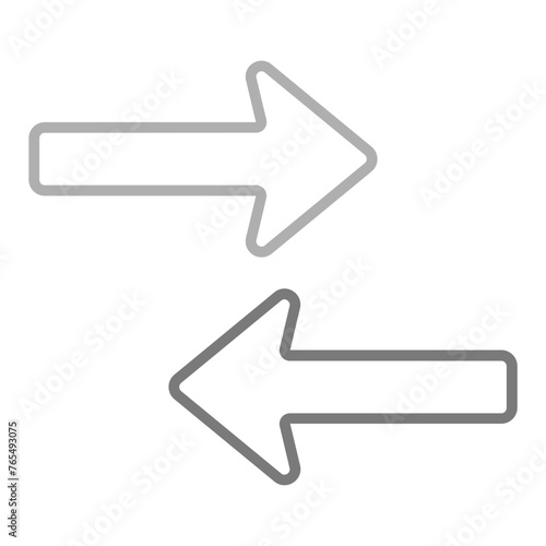 Opposite Arrows Icon