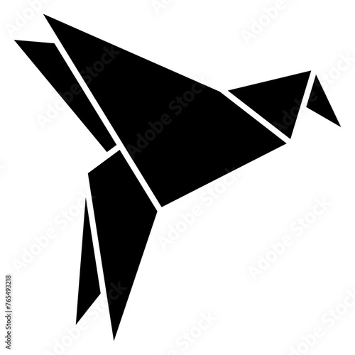 origami paper bird