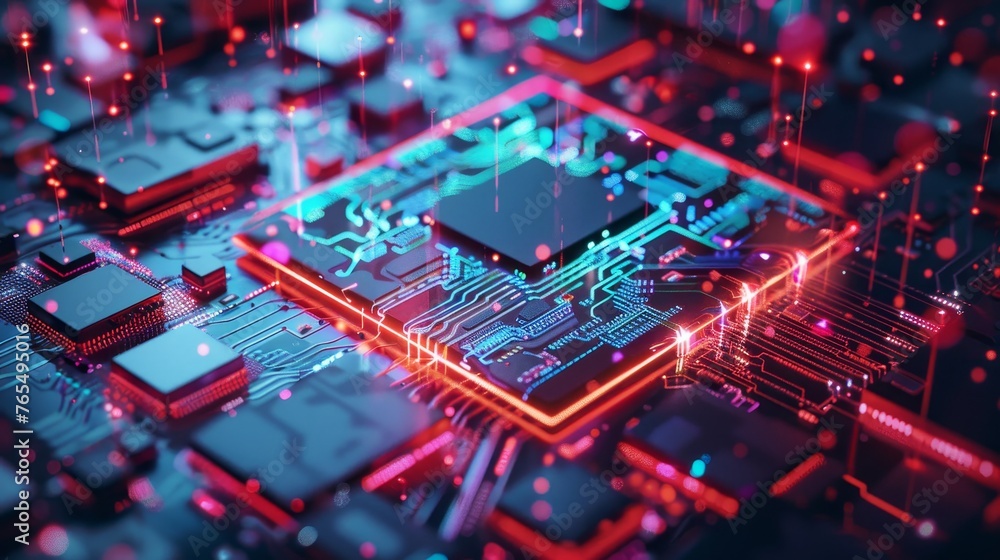 Glowing Silicon Chip CuttingEdge Data Encryption and Secure Storage Solutions Glowing Silicon Chip CuttingEdge Data Encryption and Secure Storage Solutions