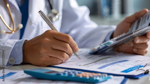 Precision in Healthcare Expert Hands Navigate Patient Billing with Care and Efficiency