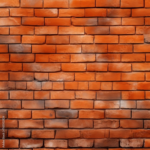 The orange brick wall makes a nice background for a photo, in the style of free brushwork