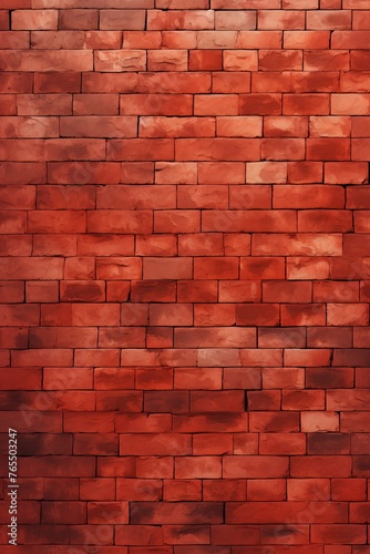 The red brick wall makes a nice background for a photo, in the style of free brushwork
