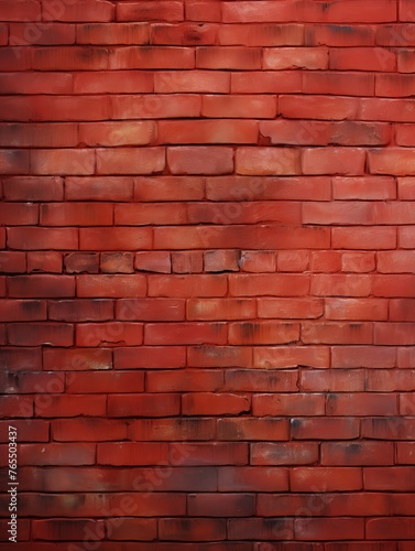 The red brick wall makes a nice background for a photo, in the style of free brushwork