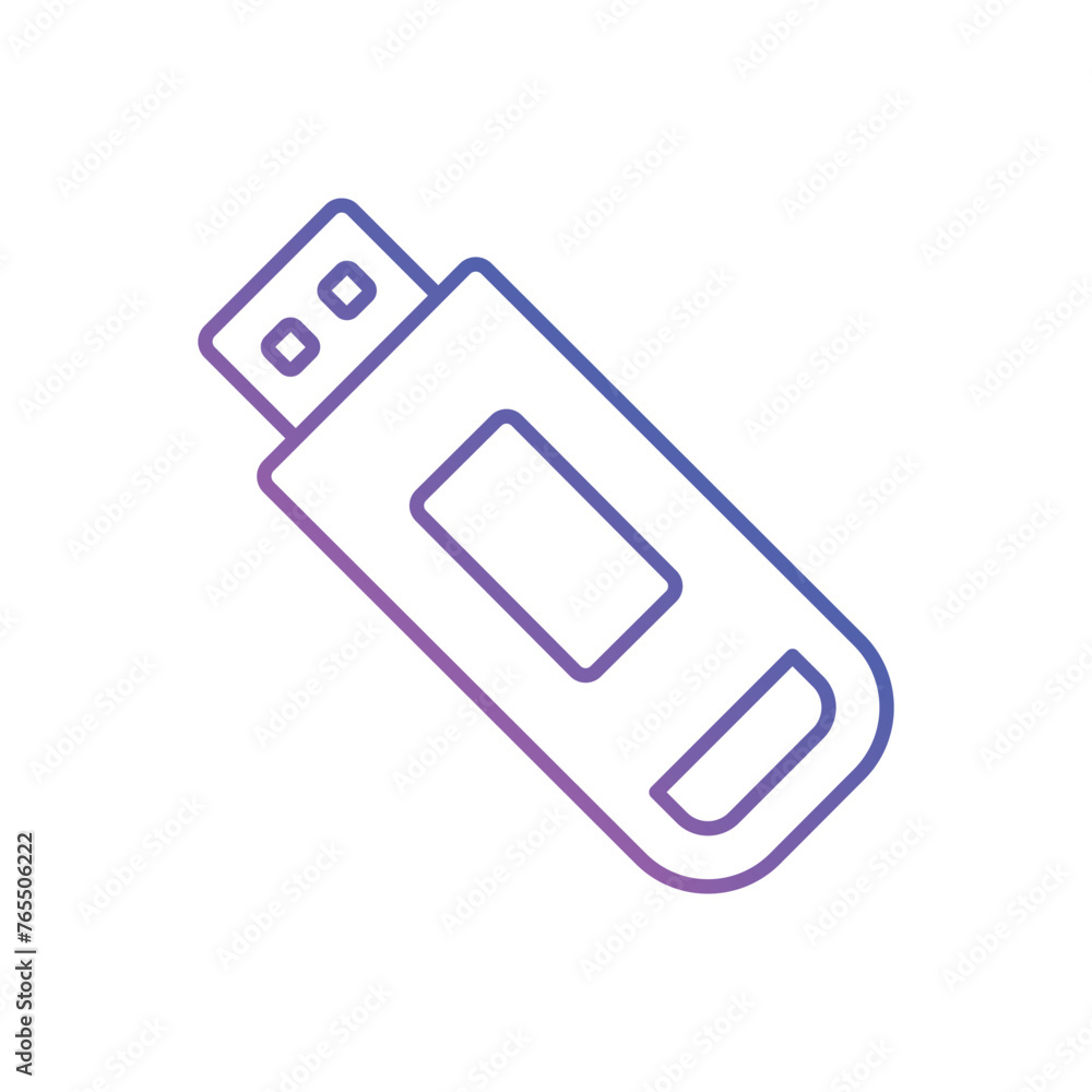 Glyph Gradient Director Chair vector icon Glyph Gradient Director Chair vector icon