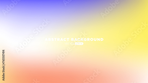 Blurred colorful soft abstract background with smooth transitions gradient of iridescent colors
