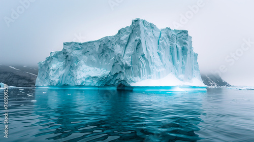 ice and water. Mesmerizing landscape of the northern seas