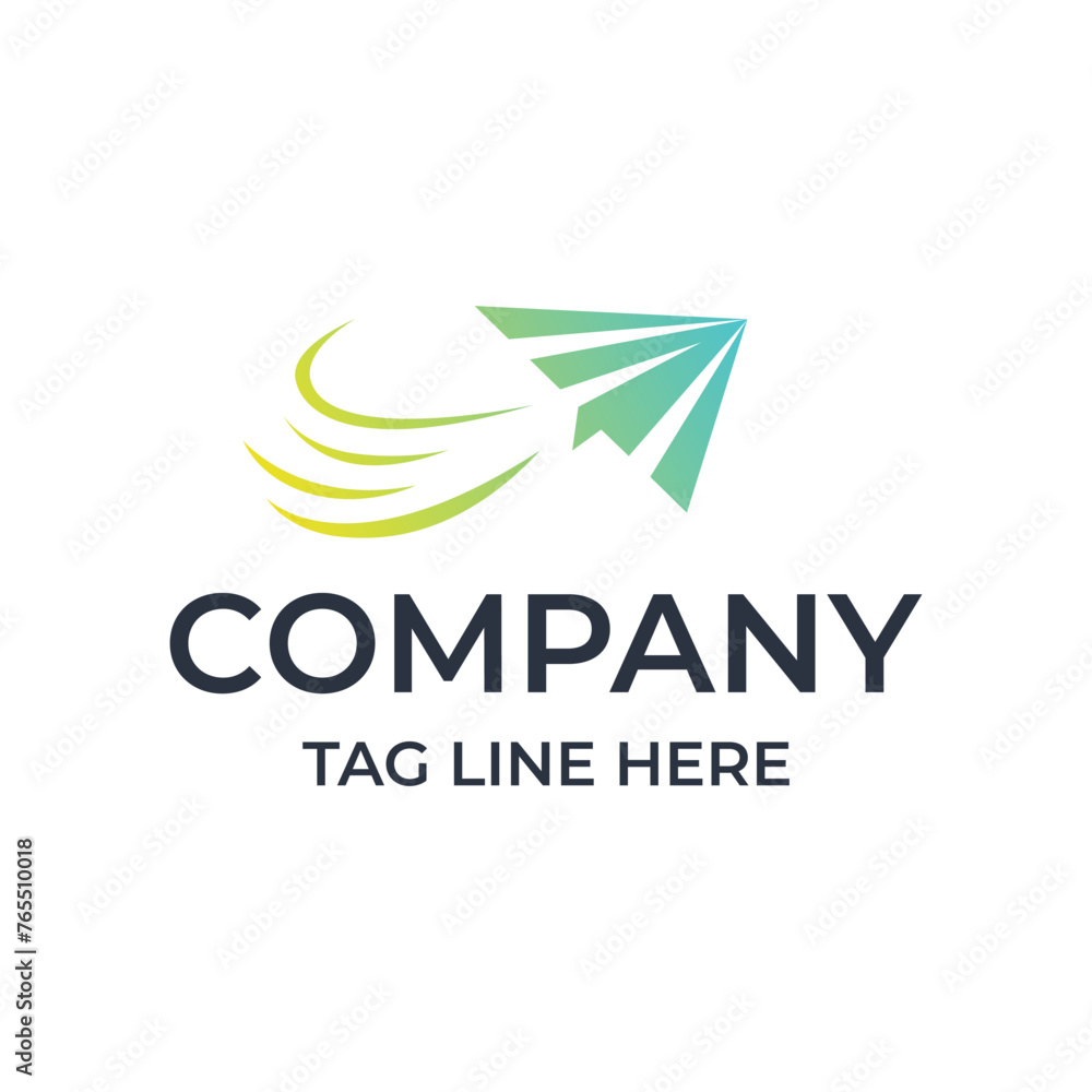 Fototapeta premium traveling logo design 