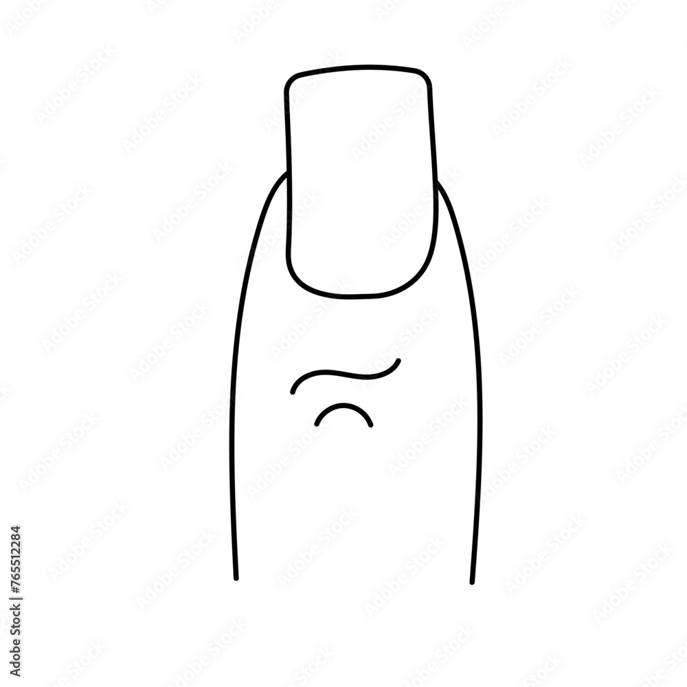 Manicure. Vector illustration in doodle style. Manicure. Vector illustration in doodle style.