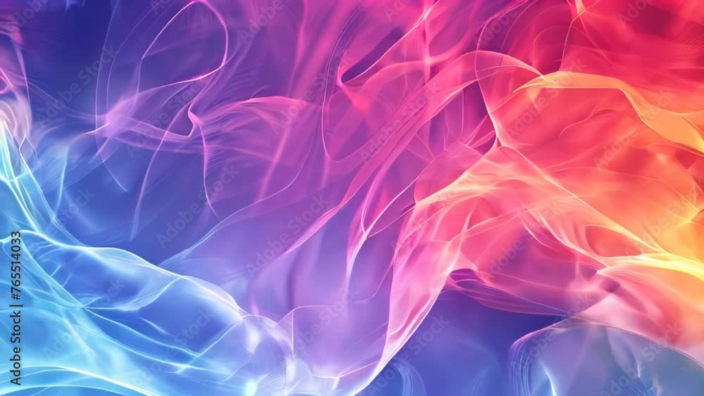 abstract background with smooth lines in blue, orange and pink colors abstract background with smooth lines in blue, orange and pink colors
