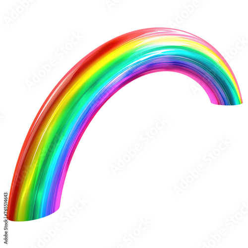 Rainbow isolated on transparent background