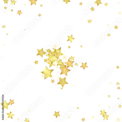 Magic stars vector overlay.  Gold stars scattered