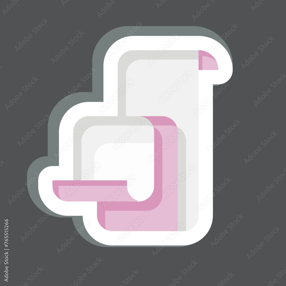 Icon Bill. related to Black Friday symbol. shopping. simple illustration Icon Bill. related to Black Friday symbol. shopping. simple illustration