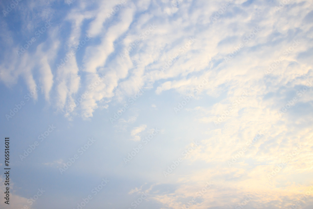 Blue sky and clouds