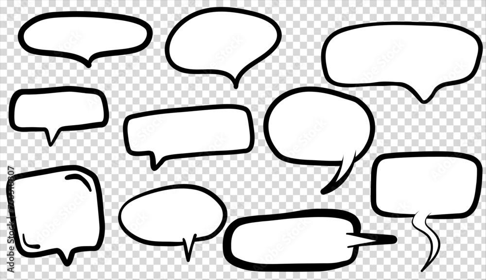 Obraz premium Illustration of spaces for text input.