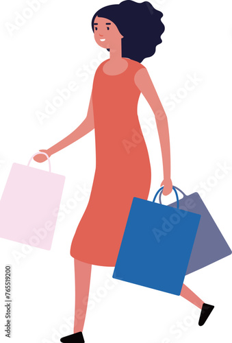 "Shopping Spree Stride"
