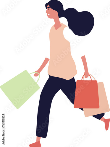 "Effortless Shopping Walk"
