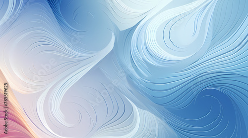 Illustration of swirls pattern in various tones on background