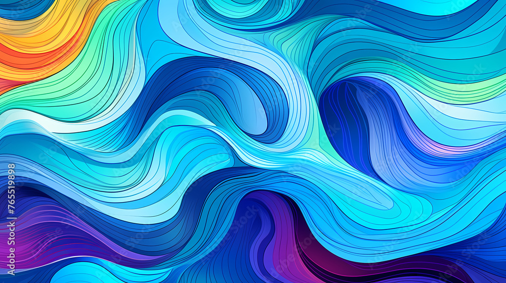 Illustration of swirls pattern in various tones on background Illustration of swirls pattern in various tones on background