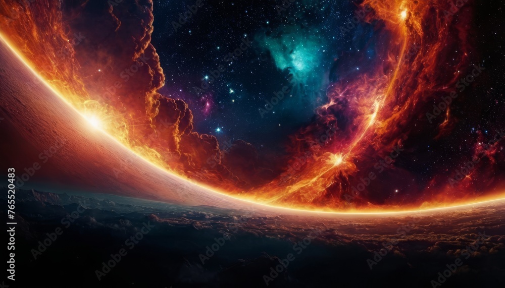 Obraz premium beautiful Space abstract background