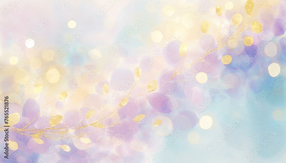 Fototapeta premium Dreamy watercolor style illustration