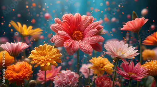 Experience the vibrancy and energy of flowers captured in bold and striking images.