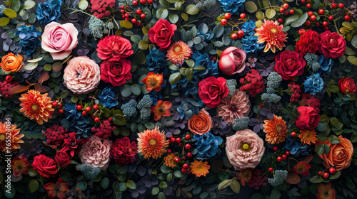 Wallpaper Mural Explore the trend of in-your-face florals, perfect for dynamic photo backdrops. Torontodigital.ca