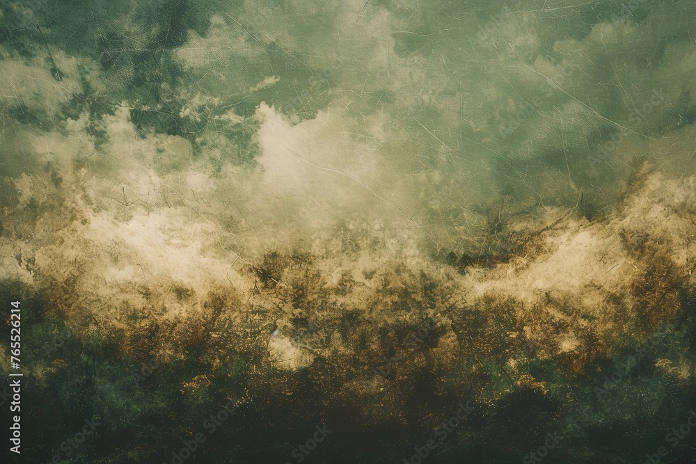 abstract grunge background, green and brown tones