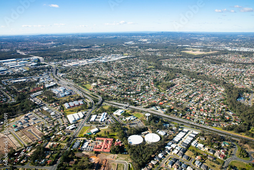 Aerial View Over Logan and Browns Plains
