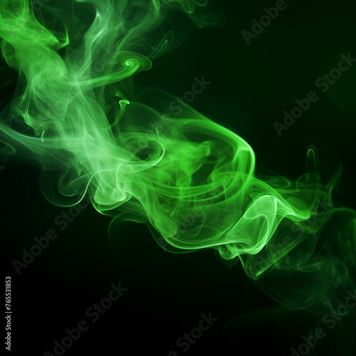 green smoke pattern background