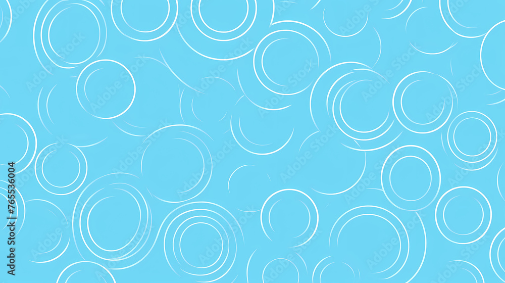 Wavy and swirl brush strokes seamless pattern