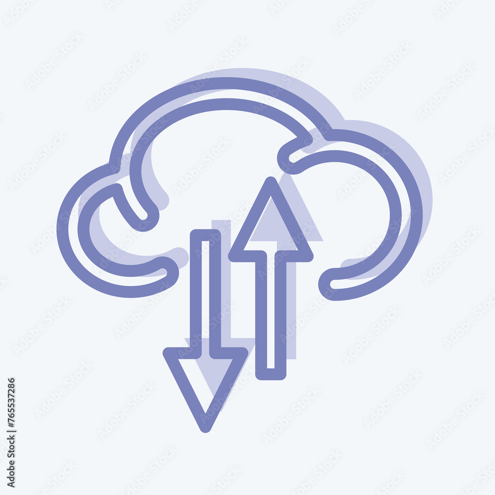 Icon Sync. suitable for Startup symbol. two tone style. simple design editable. design template vector. simple illustration Icon Sync. suitable for Startup symbol. two tone style. simple design editable. design template vector. simple illustration