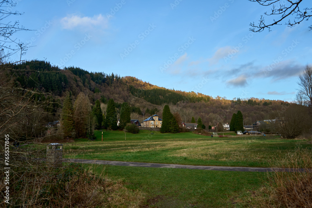 Fototapeta premium River Teith, Callander, Scotland.