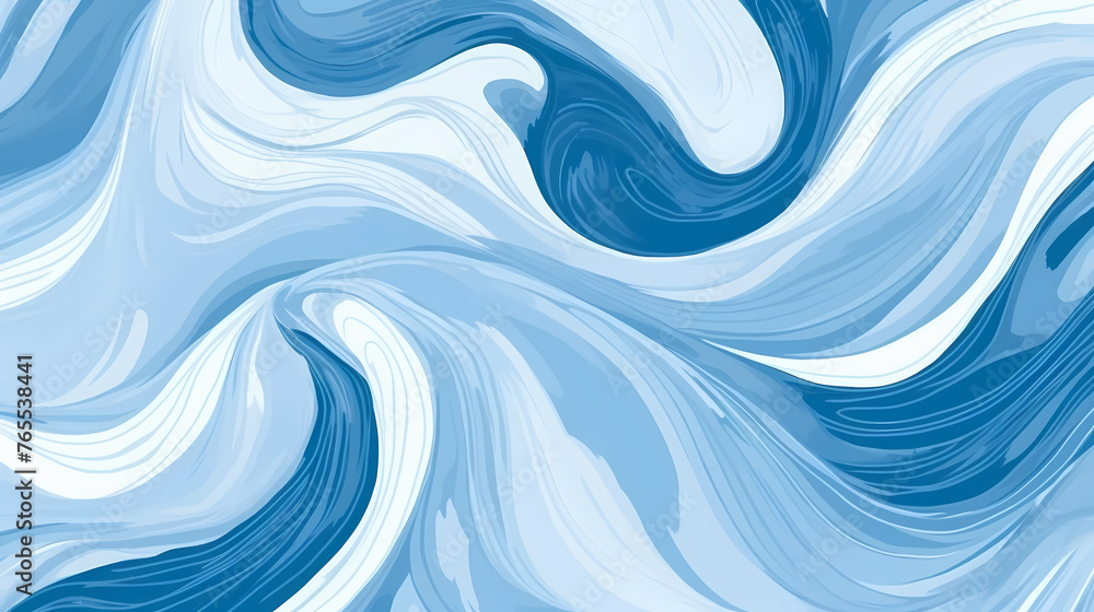 Wavy and swirl brush strokes seamless pattern Wavy and swirl brush strokes seamless pattern