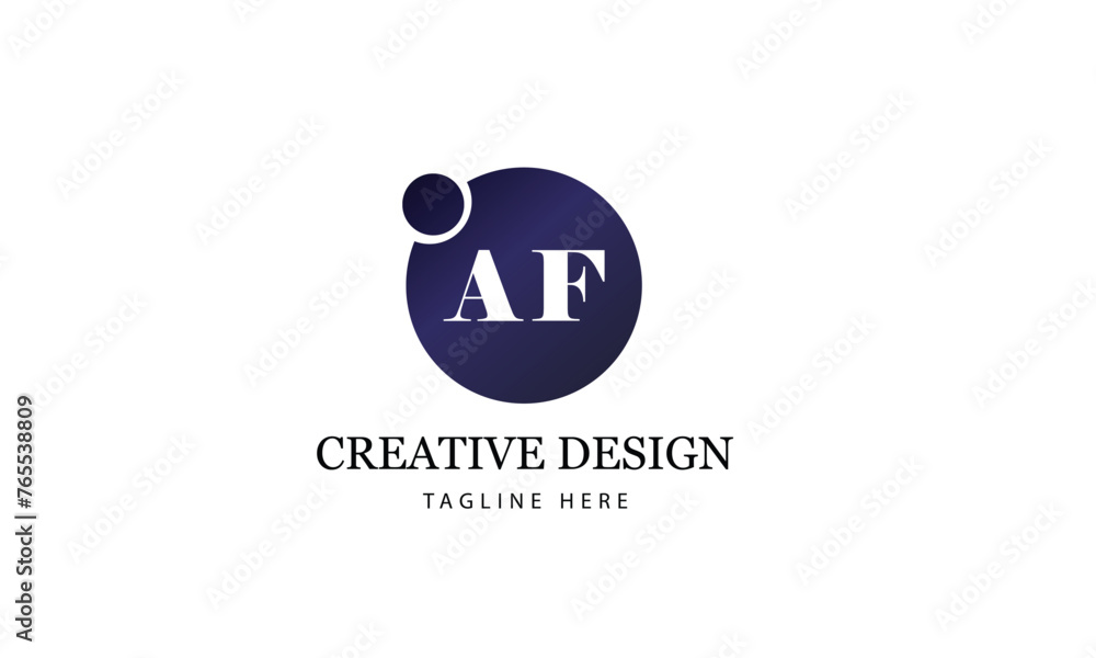 AF letter logo design for business AF letter logo design for business