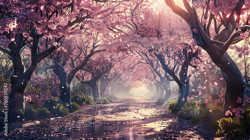 Write a haiku capturing the essence of cherry blossoms.
 #765539247