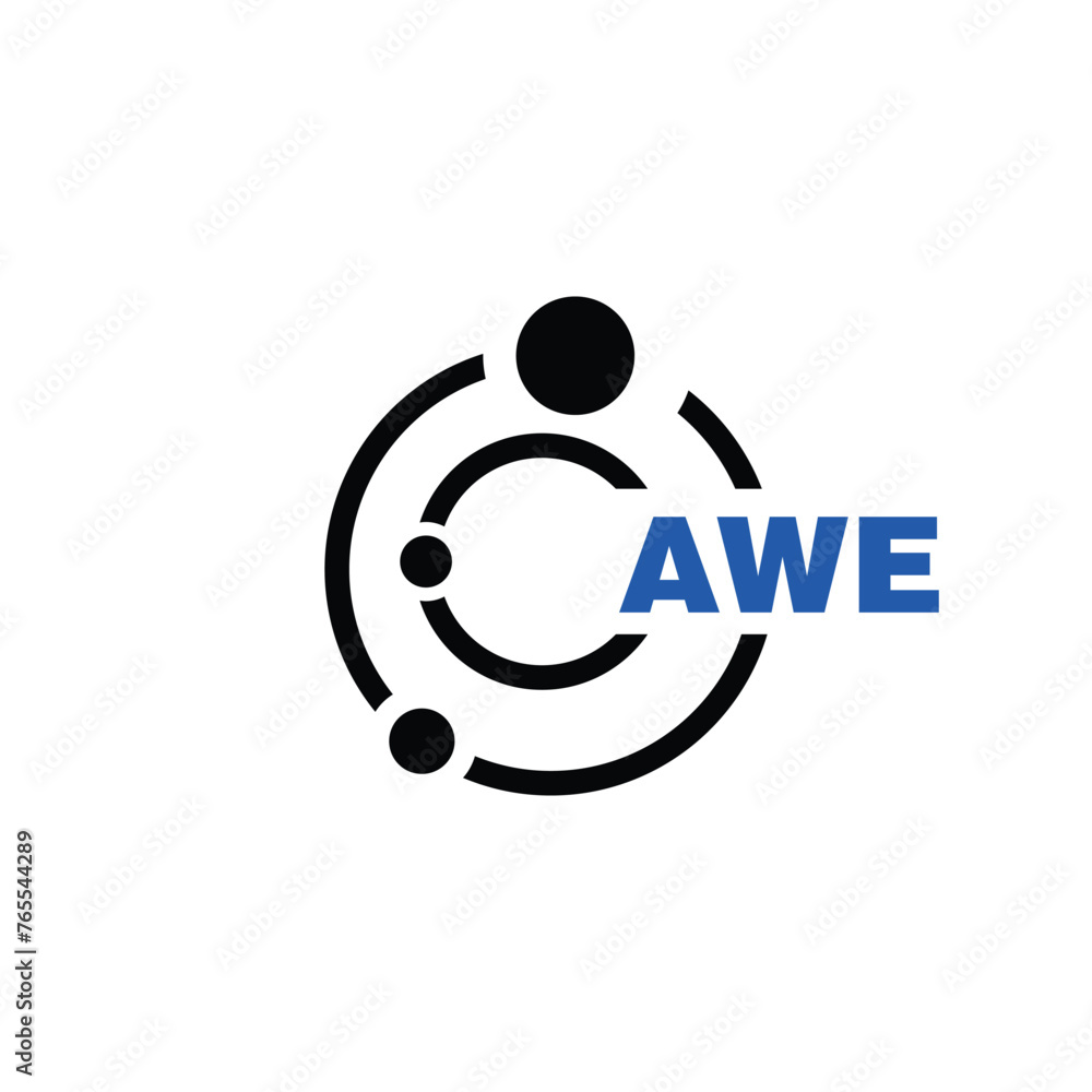 AWE letter logo design on white background. AWE logo. AWE creative initials letter Monogram logo icon concept. AWE letter design AWE letter logo design on white background. AWE logo. AWE creative initials letter Monogram logo icon concept. AWE letter design