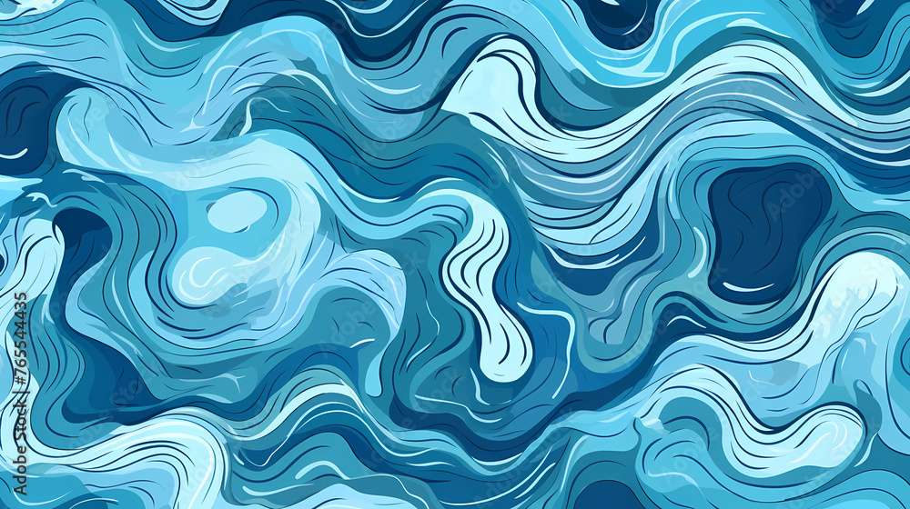 Wavy Repeating Circle Pattern Wavy Repeating Circle Pattern