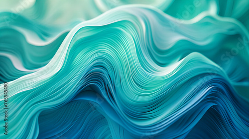 Bright Blue Abstract Texture with Waves and Lines  Modern Design Background  Creative Artistic Concept