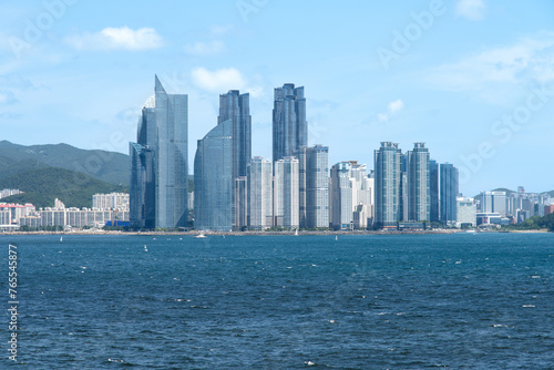 Skyscrapers at the seaside