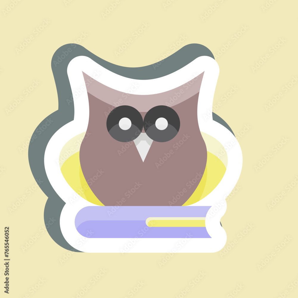 Sticker Knowledge. suitable for Startup symbol. simple design editable. design template vector. simple illustration Sticker Knowledge. suitable for Startup symbol. simple design editable. design template vector. simple illustration