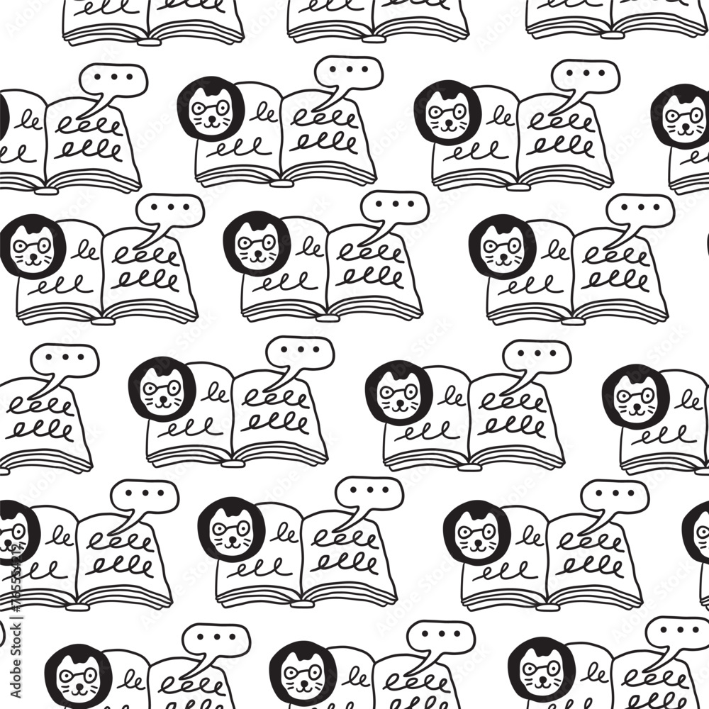 seamless pattern with icons in vector. on business topic in doodle style. Template for wallpaper background wrapping postcard print seamless pattern with icons in vector. on business topic in doodle style. Template for wallpaper background wrapping postcard print