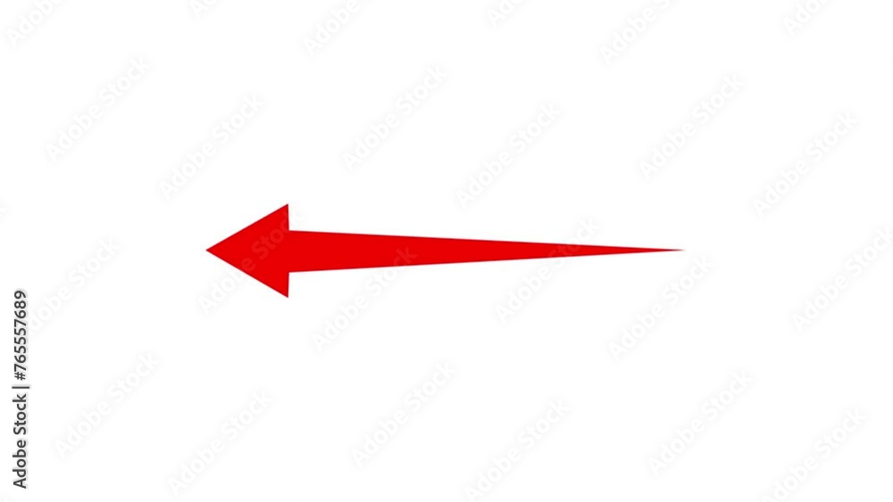 Arrow loading animation. Animation of a simple red arrow extending. arrow loop animation direction concept, Advertising. Arrow loading animation. Animation of a simple red arrow extending. arrow loop animation direction concept, Advertising.