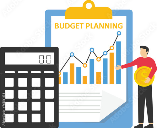 Budget planning or income management, spending and expense report or investment balance sheet, debt calculation and analysis.

