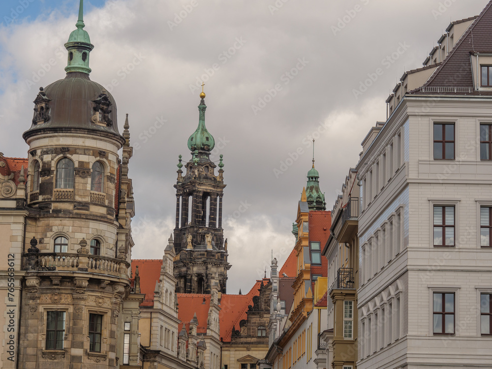 Obraz premium Frühling in Dresden