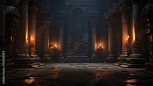 Flickering Light: Inside an Enigmatic Ancient Temple photo