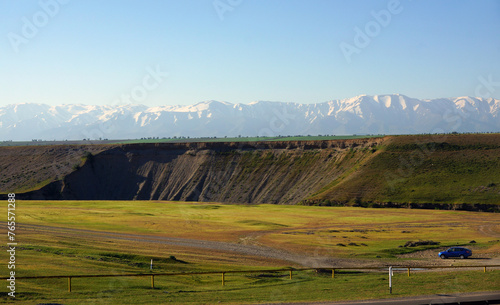 Aksu River valley near Madani village, Southern Kazakhstan