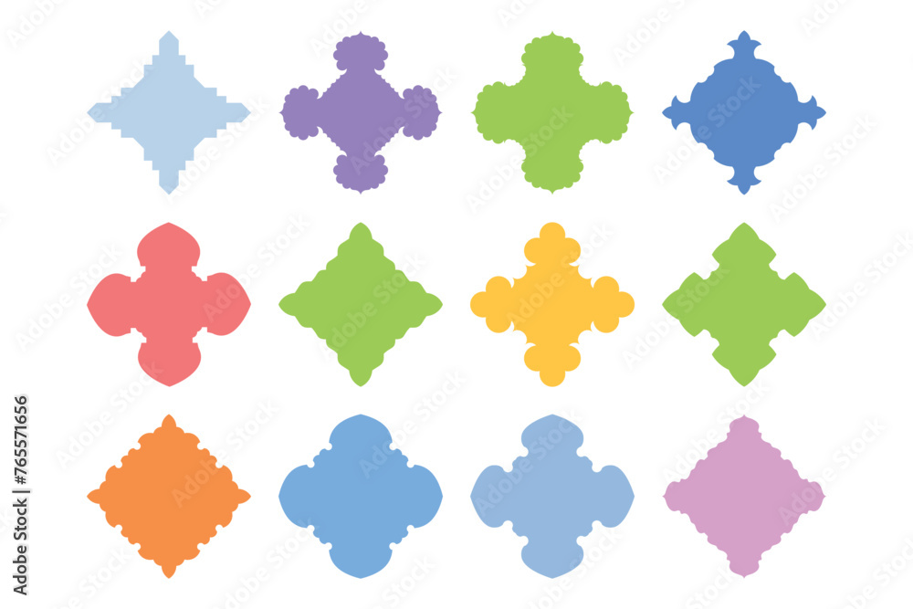 Islamic Emblem Design Glyph - SET 12 Islamic Emblem Design Glyph - SET 12