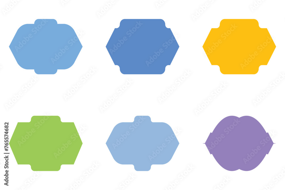 Islamic Frame Design Glyph Horizontal- SET 6 Islamic Frame Design Glyph Horizontal- SET 6