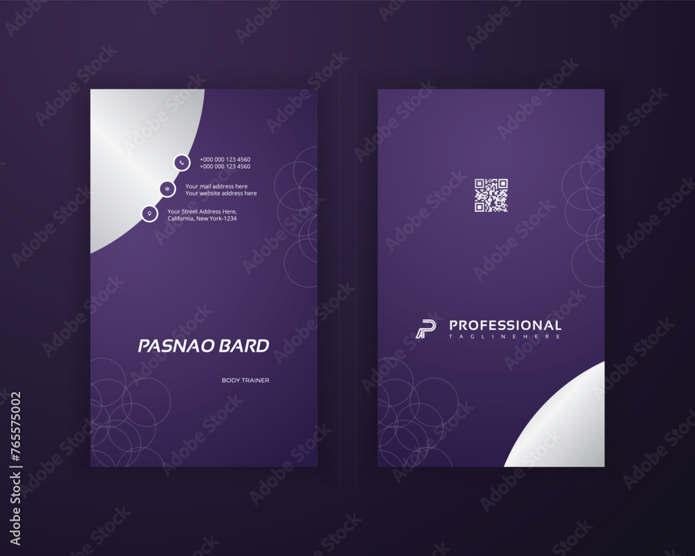 Fototapeta premium Modern Elegance luxury business card design template